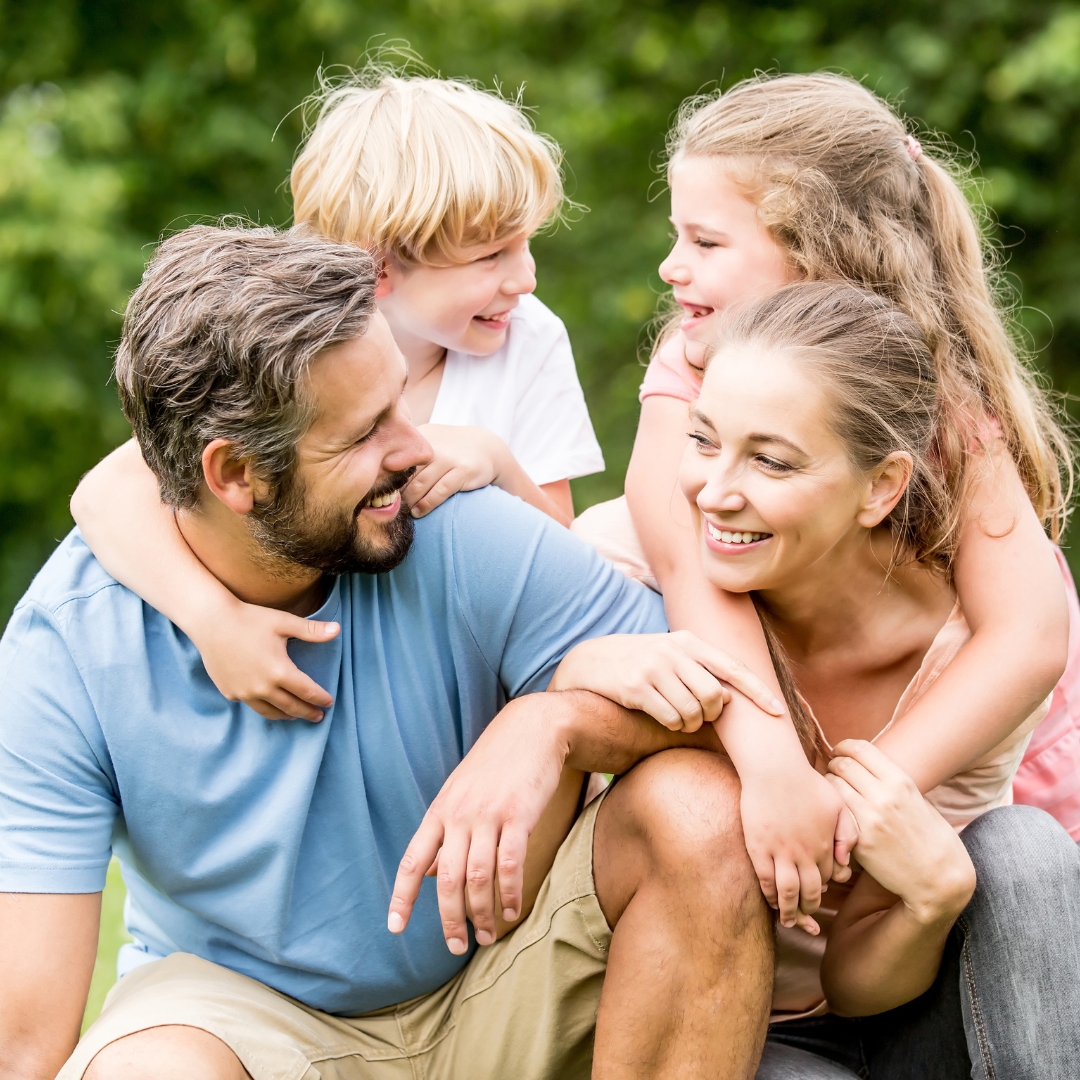 Happy family with TLX Health Partners